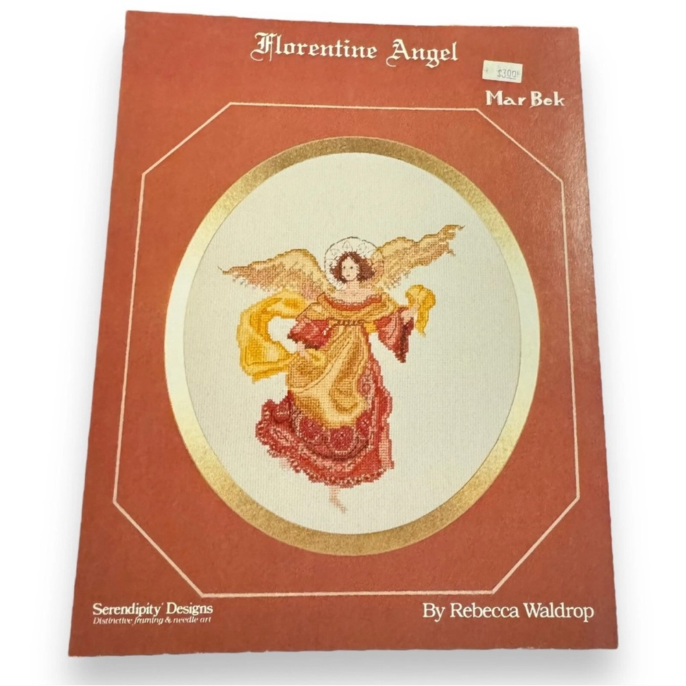 Florentine Angel Cross Stitch Pattern Mark Bek By Rebecca Waldrop Christmas